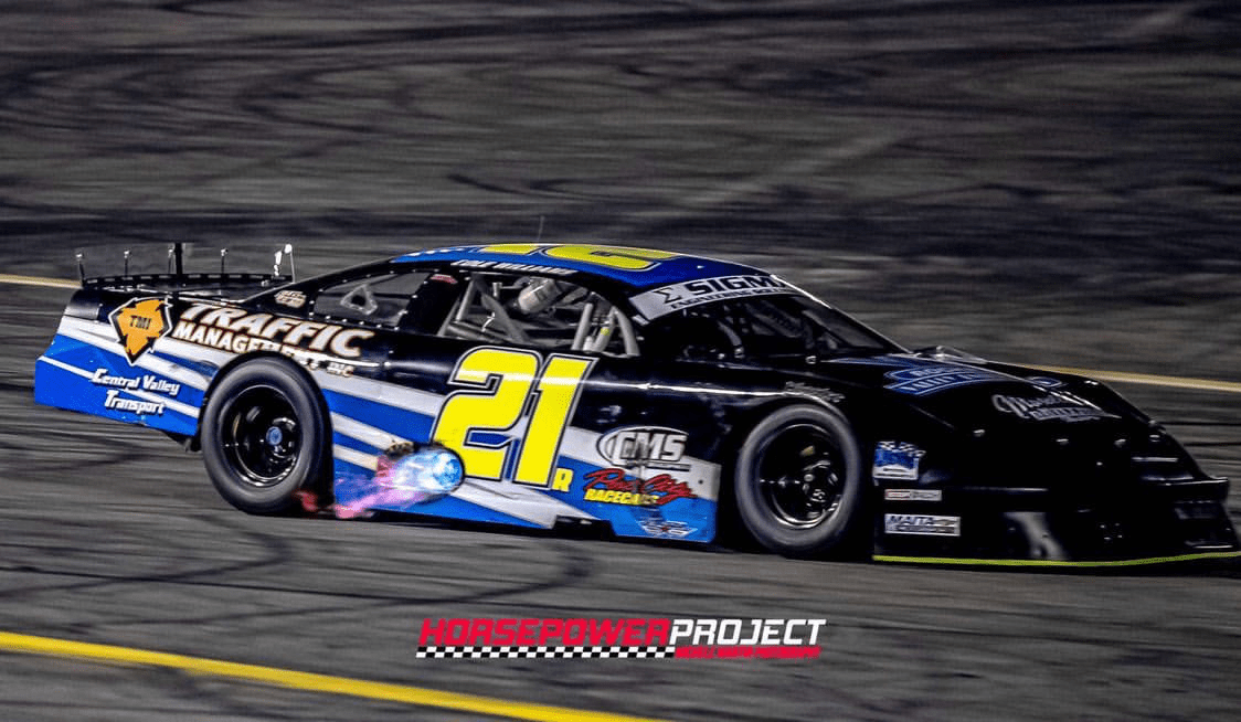 Cole Williams won the Pro Late Model portion of the 2020 All-Star Showdown at Irwindale